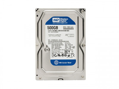 HDD за компютър WD Blue 500GB 7200 16MB SATA3 (втора употреба)